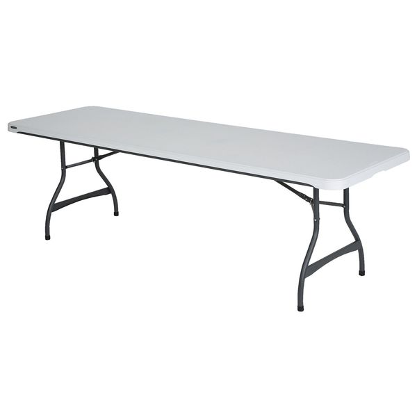 8 Ft. Rectangle Table White